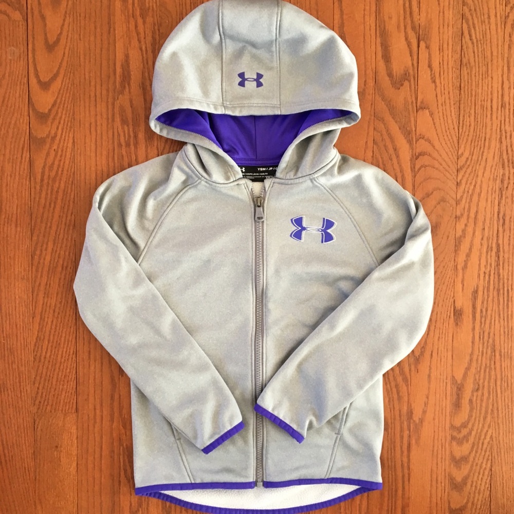 Girls Youth Small Under Armour Athletic Jackets